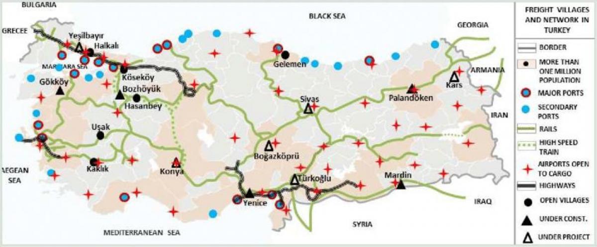 Турция транспортную карту