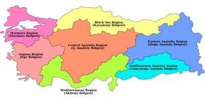 Карта Турции