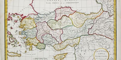 Карта Турции старые