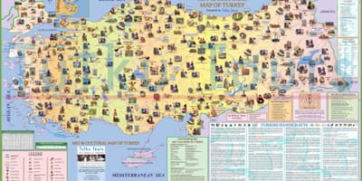 Карта туристической Турции